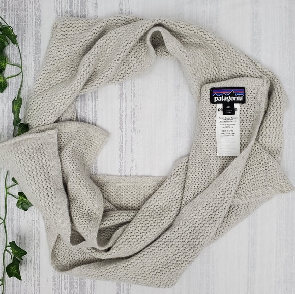 Nwot Patagonia Cashmere And Wool Scarf 